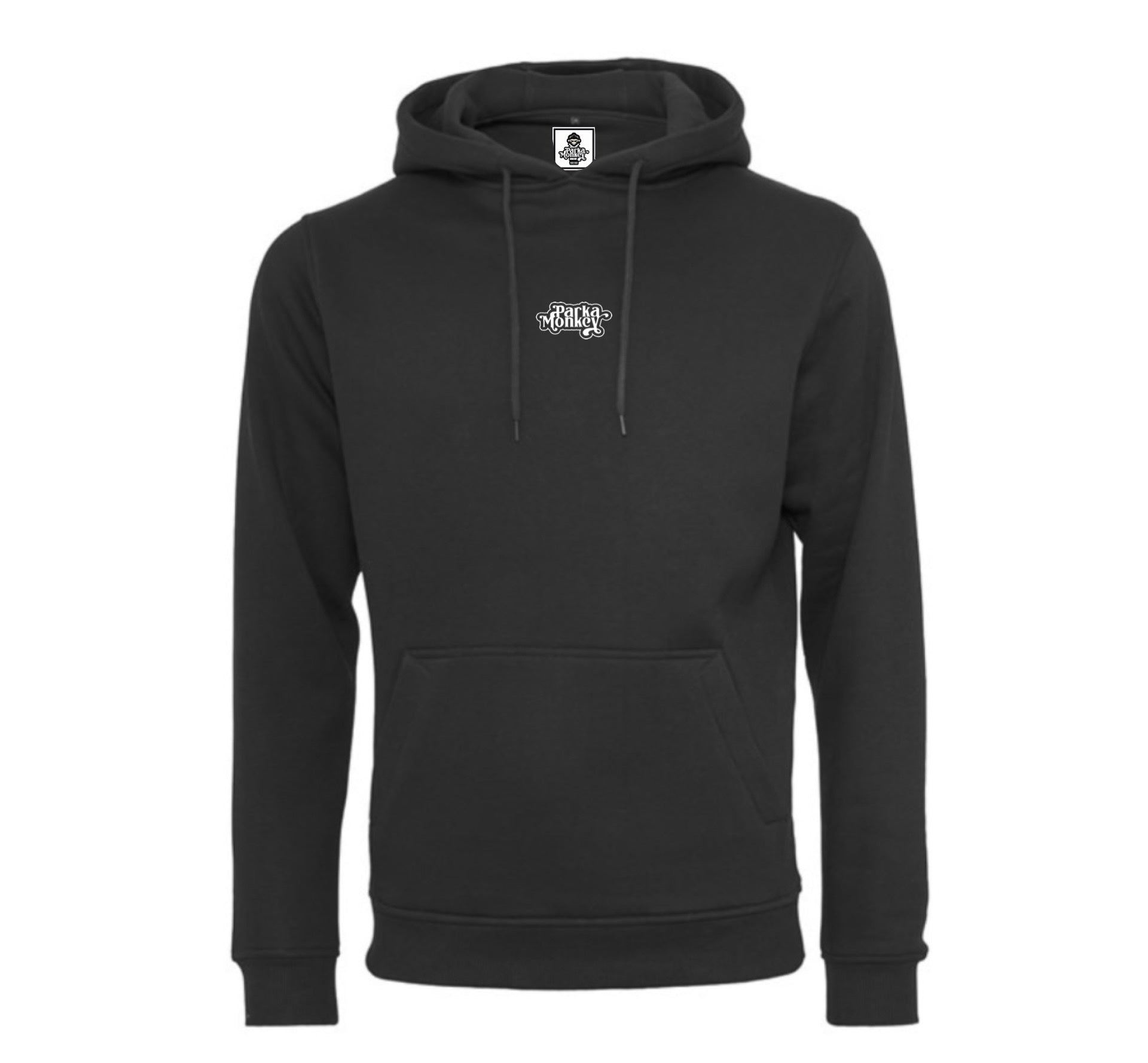 Classic Heavy Hoodie “Black” (Front & Back Logo)